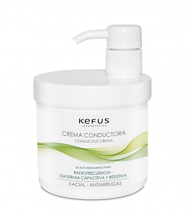 Crema Conductora Radiofrecuencia Facial Antiarrugas Kefus 500 ml